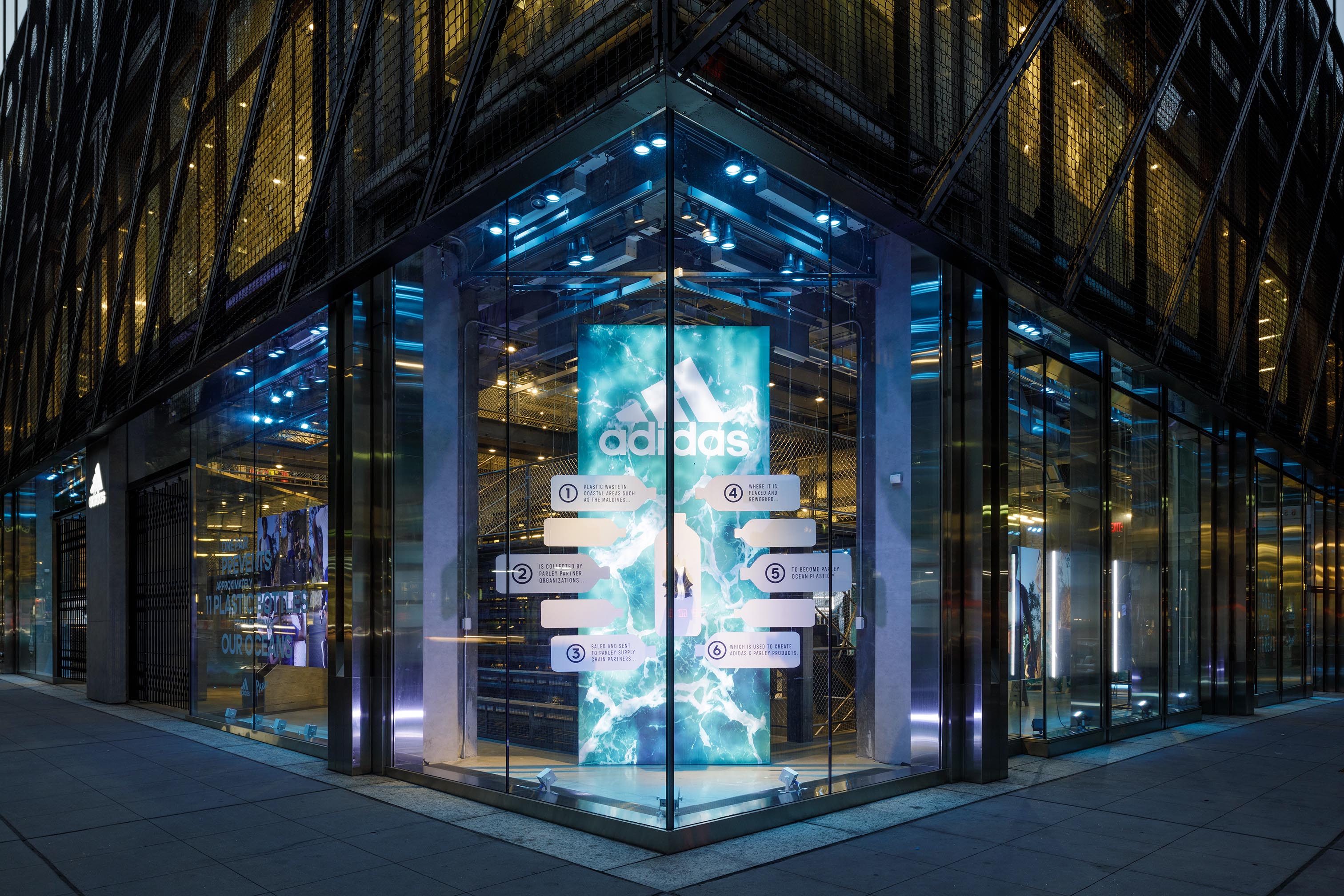 adidas parley partnership storefront